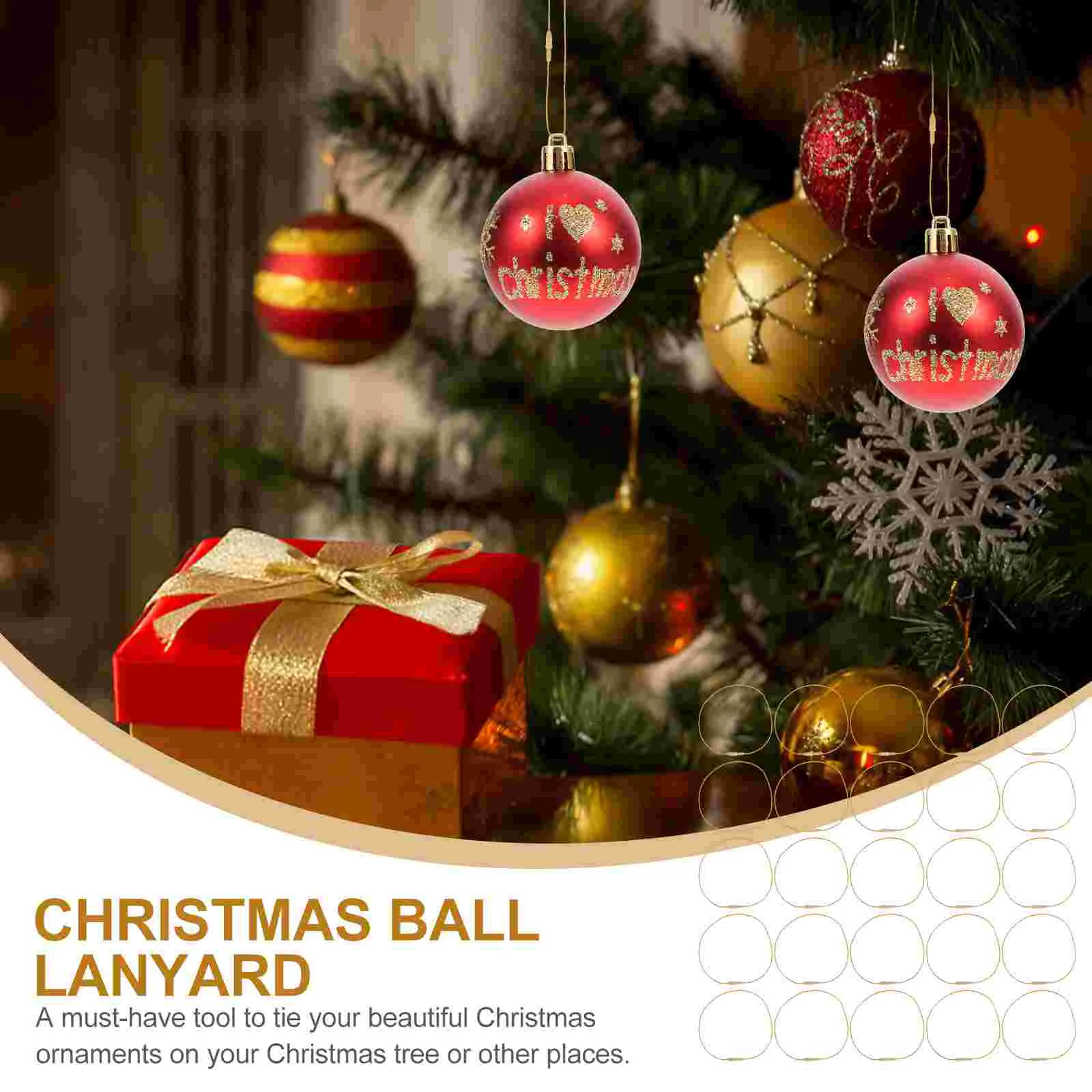 200 шт. ремешок для рождественского шара подвесные веревки ценники застежки