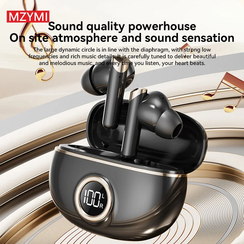 MZYMI M85 TWS Беспроводные наушники Bluetooth-вкладыши с сенсорным управлением гарнитура