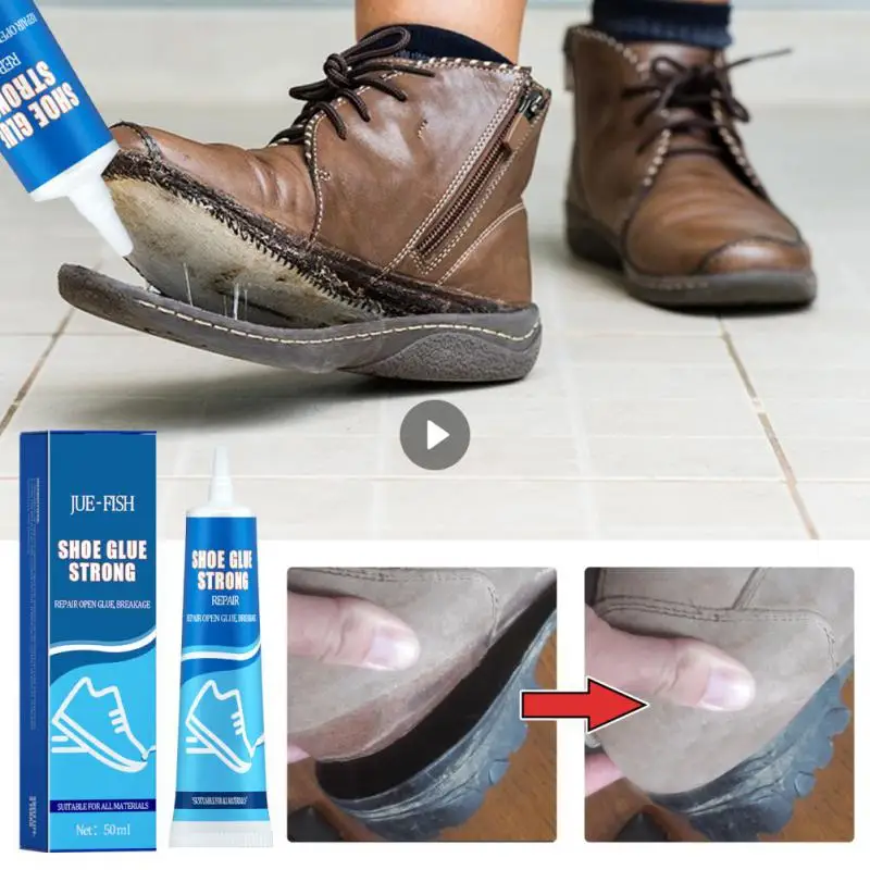 50ml Strong Shoe Glue Adhesive Worn Shoes Repairing Glue Sneakers Boot Sole Bond Adhesive Shoemaker Fix Mending Liquid Tools