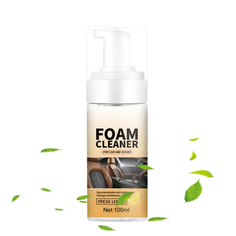 

Foam Cleaner For Car All Purpose Cleaner For Car Interior Ceiling Leather Seat Highly Powerful Cleansing Formula For Gentle