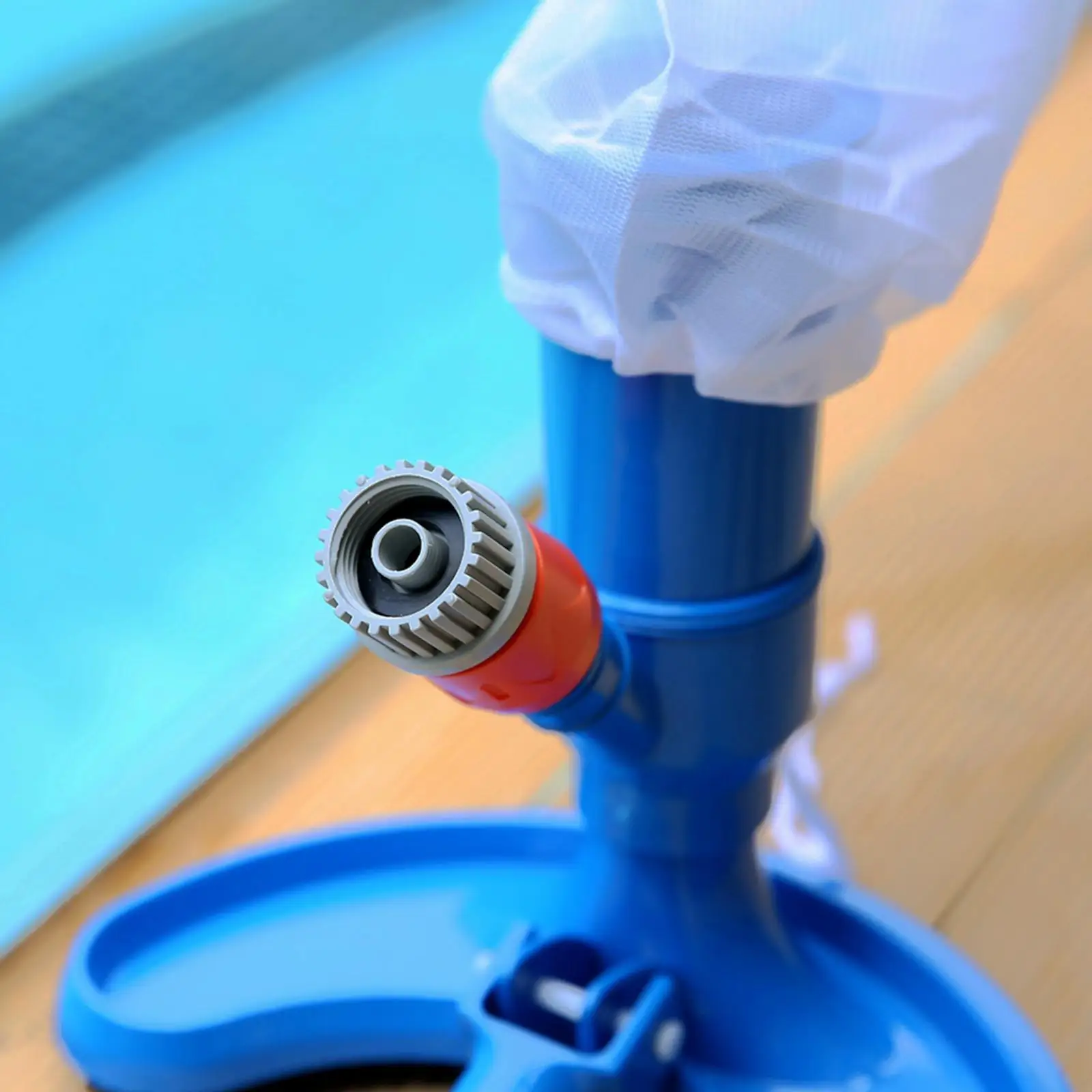 

Swimming Pool Vacuum Cleaner w Brush Net Spa Ponds Fountains Cleaning Tool