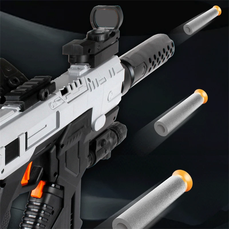 Электрический высокоскоростной пистолет-пулемет с мягкими пулями игрушка EVA