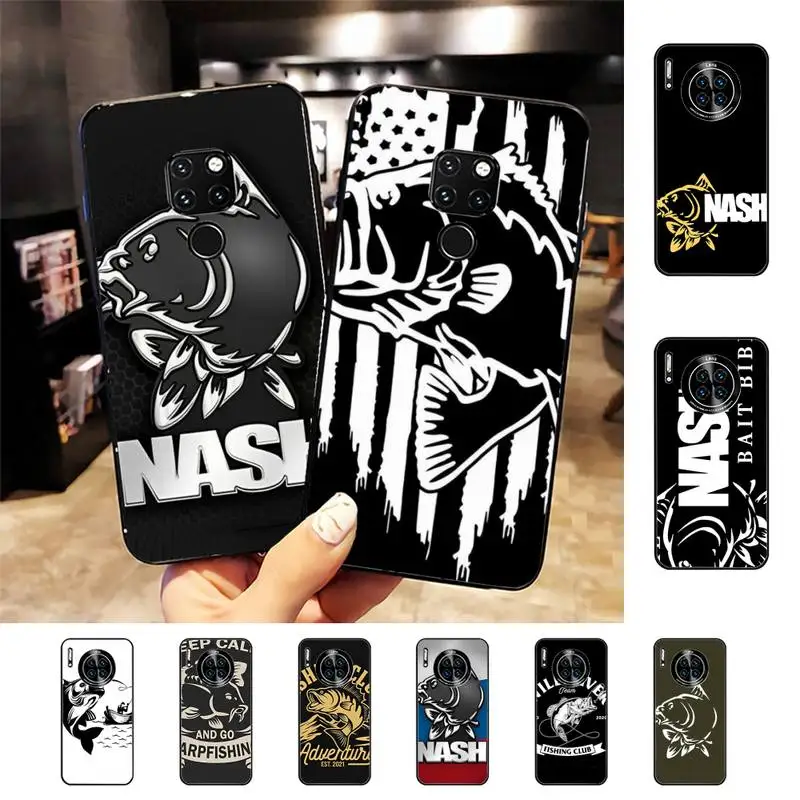 

RuiCaiCa Nash Fishing Phone Case For Huawei Nova 3I 3E mate 20lite 20Pro 10lite Luxury funda case