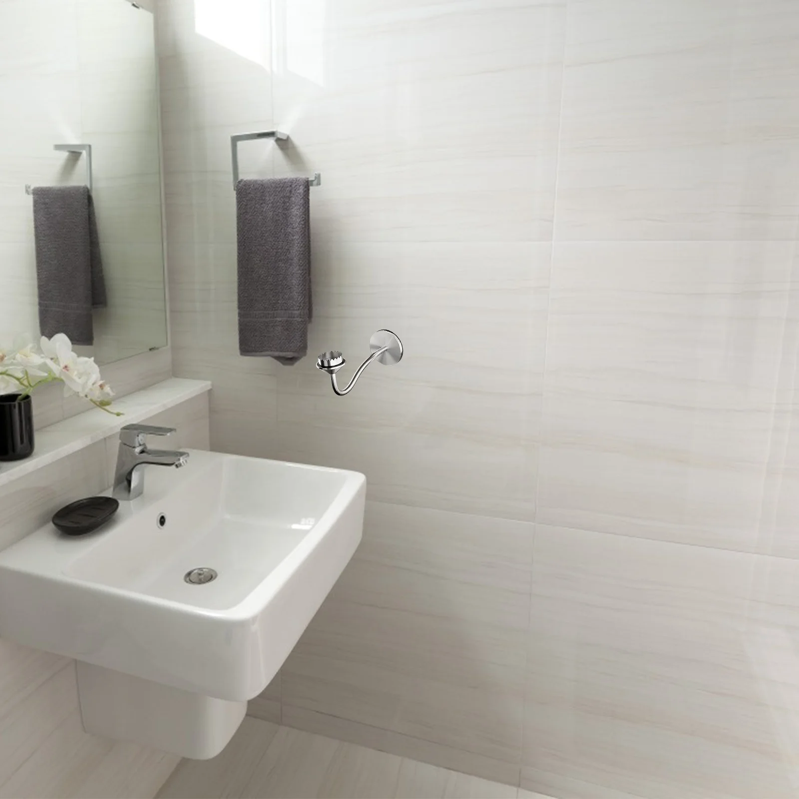 6 шт. держатель для мыла крышки сушки принадлежности полок посуды магнитный