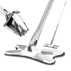 Швабра X-Type из микрофибры, свободные руки, для мытья пола из твердой древесины, плоская, с микрофибровыми вставками, сменные инструменты для уборки