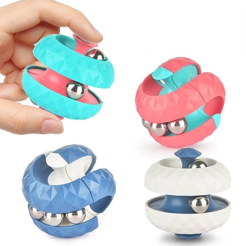 

Adult Decompression Toys for Kids Track Ball Gyroscopic Cube Decompression Toys Decompression Fingertip Marbles Fidget Spinner