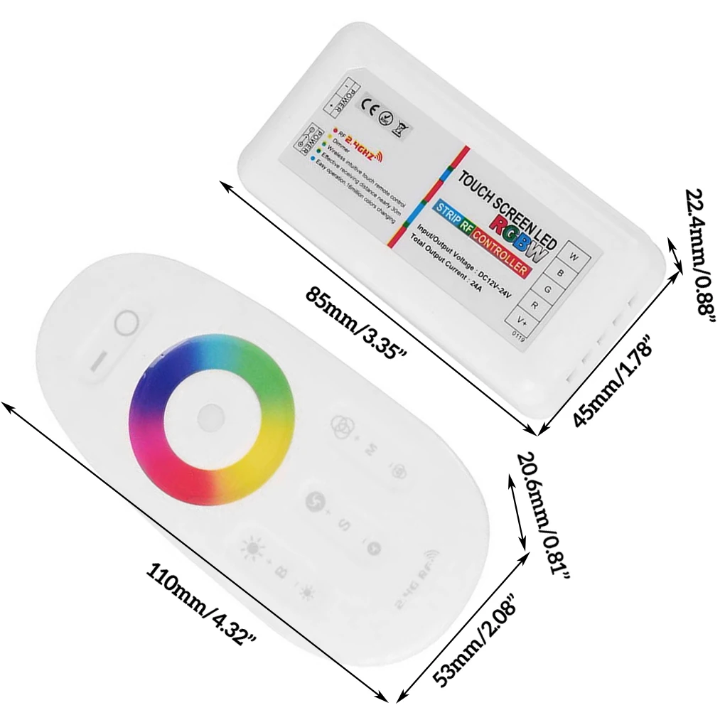 

Светодиодная лента с пультом дистанционного управления, беспроводной светильник RGB RGBw