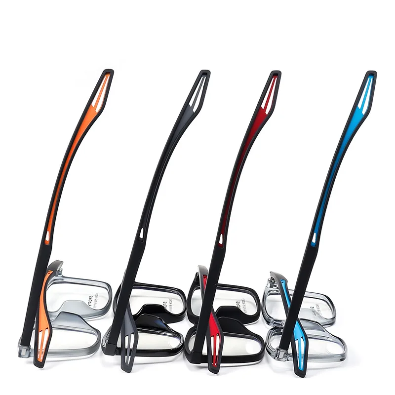 Мужские Оптические очки для близорукости черные спортивные большого размера в