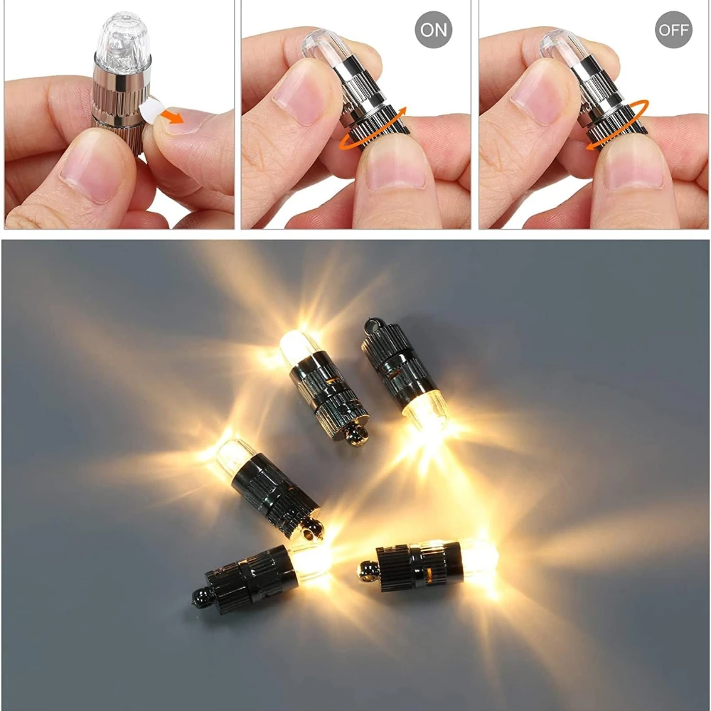 Мини светодиодная лампочка для воздушных шаров бумажный фонарь