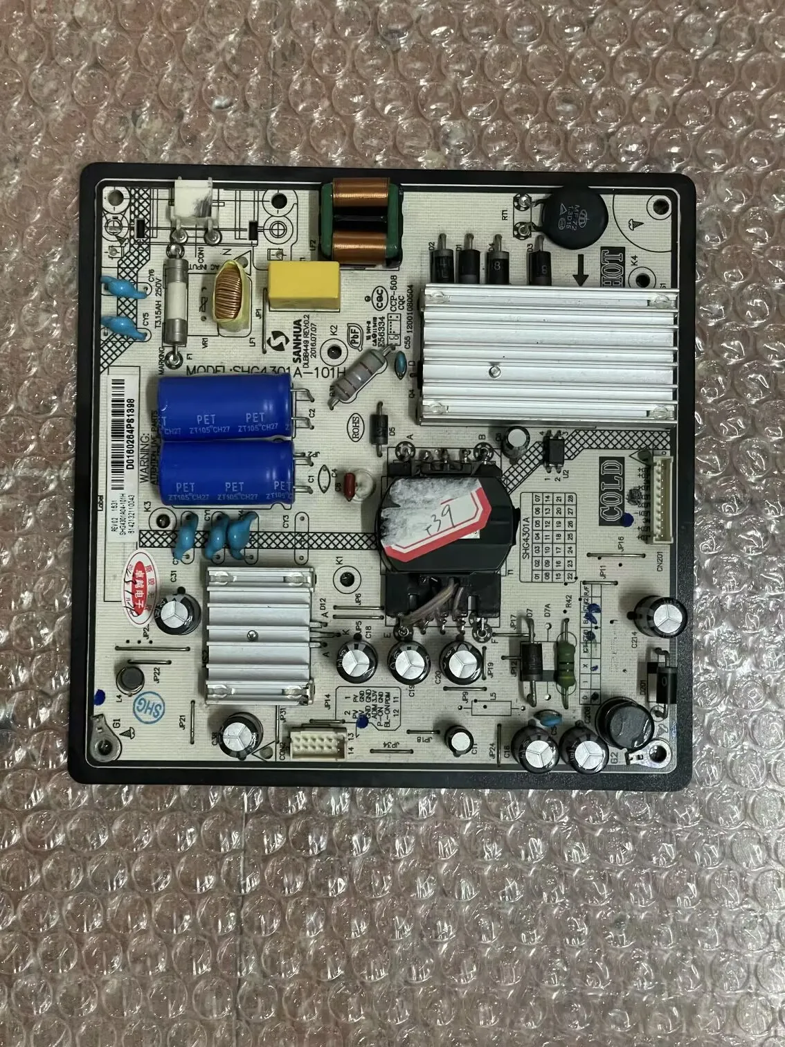 

Original L43F3800U Power Board SHG4301A-101H DLBB449 REV:0.2 Off the shelf