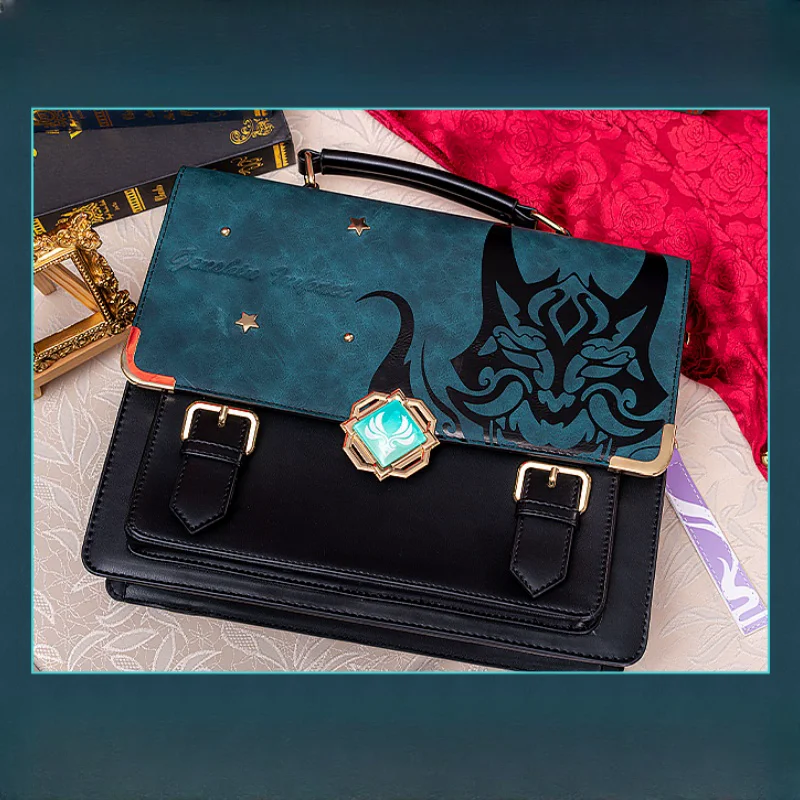 

Аниме Genshin Косплей тартаглия Кле Сяо Cos Кембриджский ранец сумка-курьер рюкзак подарки новые подарки