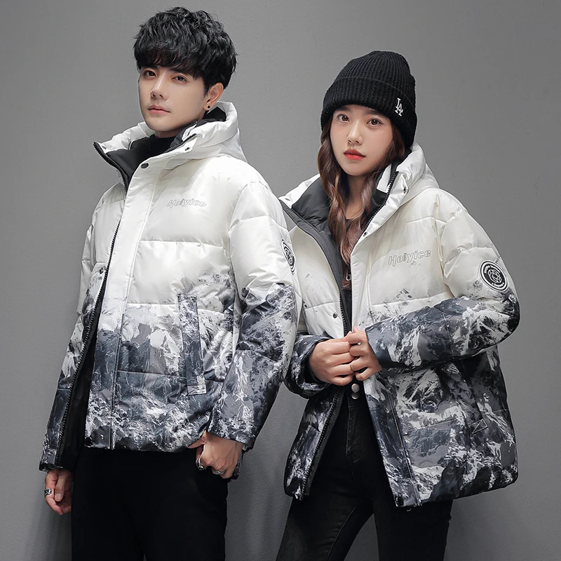 High Quality Puffer Jacket With Hood Men's Duck Jacket Trapstar Winter Coat Very Warm For Men Thick Hooded Men's Down Coat