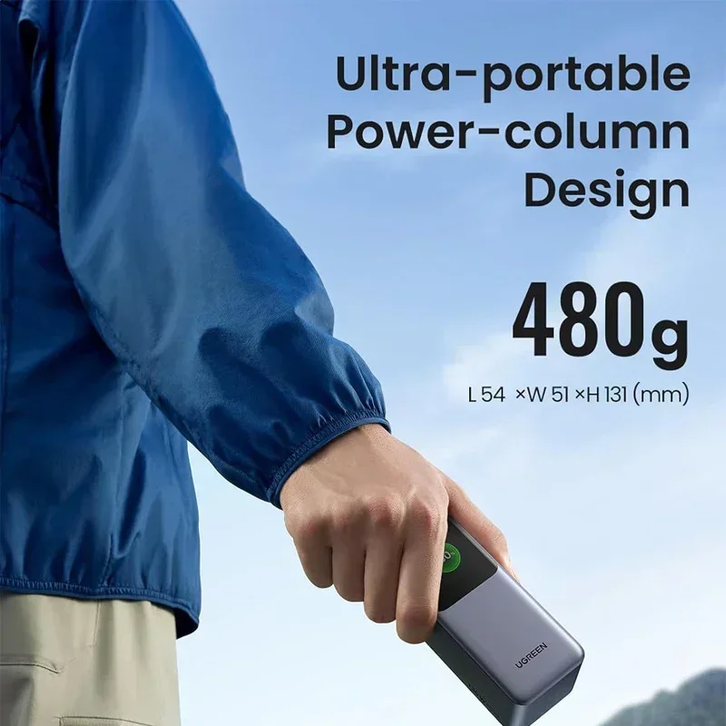 Nexode Power Bank 20000 мАч 130 Вт Электростанция для быстрой зарядки Светодиодный дисплей