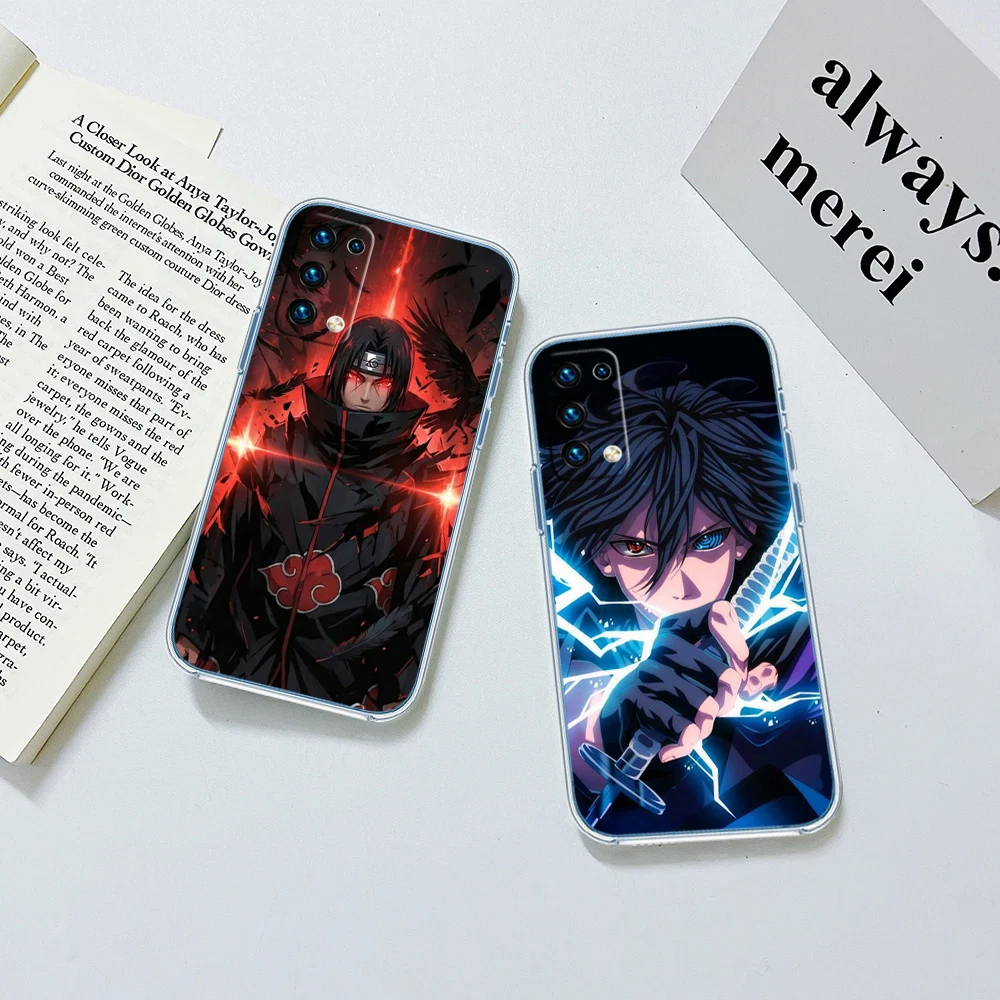 Прозрачный чехол для телефона AD41 Naruto Itachi Sasuke для Motorola Moto G7 G8 G9 G84 G85 G73 G24 G15 Z2 Play Power Plus (art.: 3920da71bb2f6) - 3920da71bb2f6