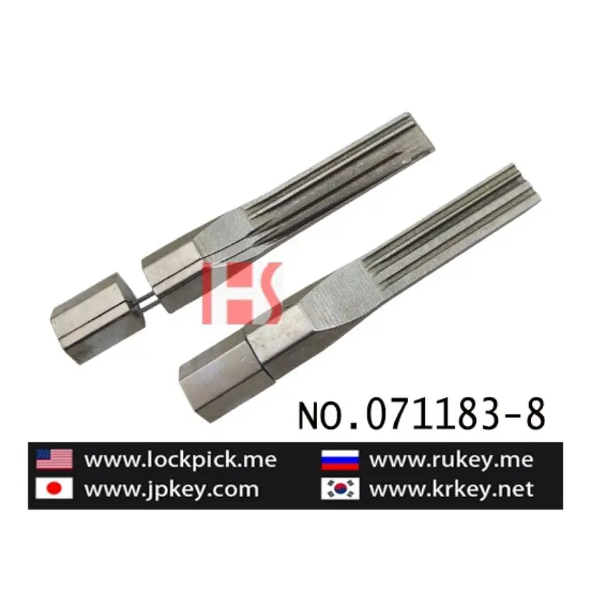

New Xiao Shuai Lock Quick Opening Head Straight Double Row Alloy Tool Blade