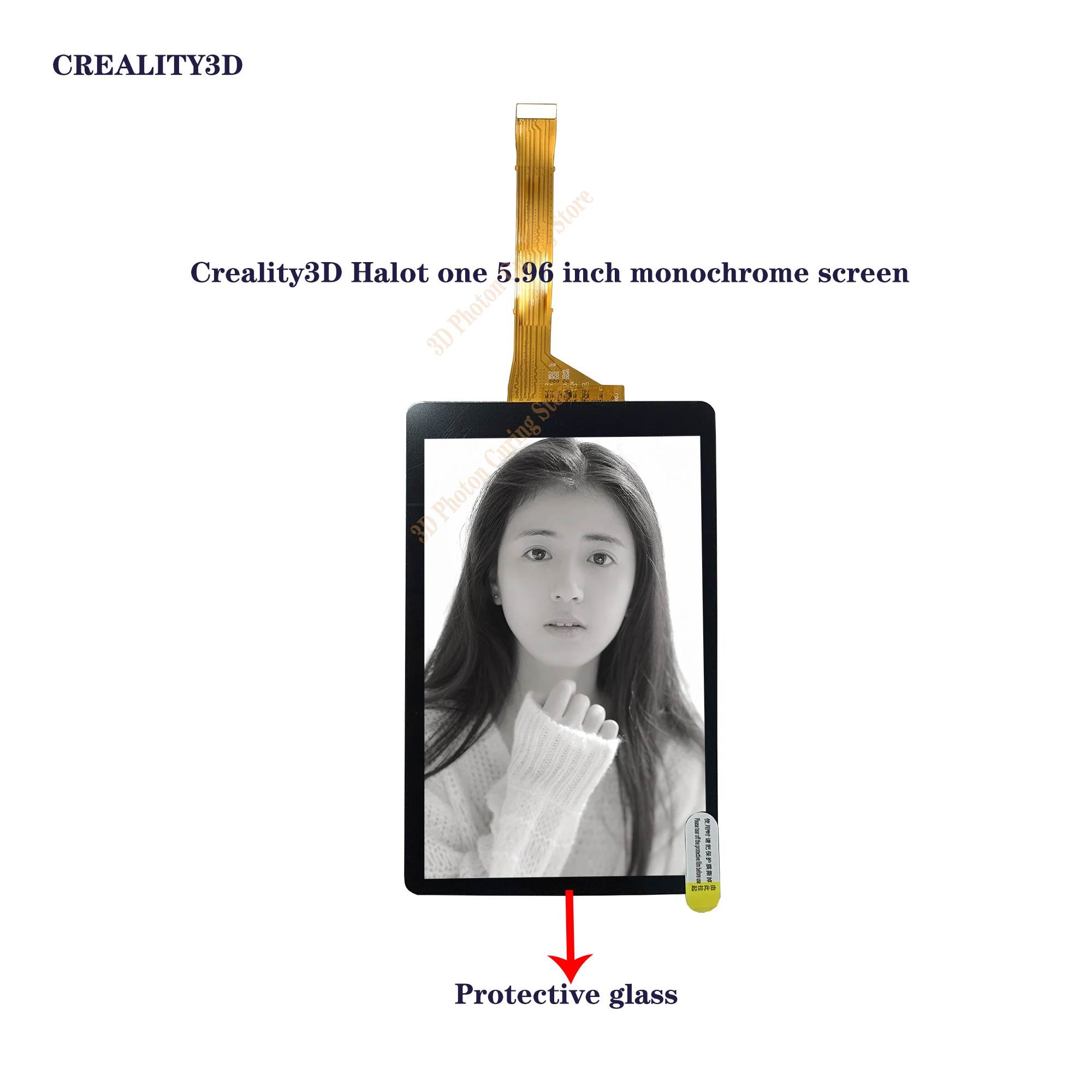 Рисунок 2 - Монохромный экран Creality3D Halot one 5