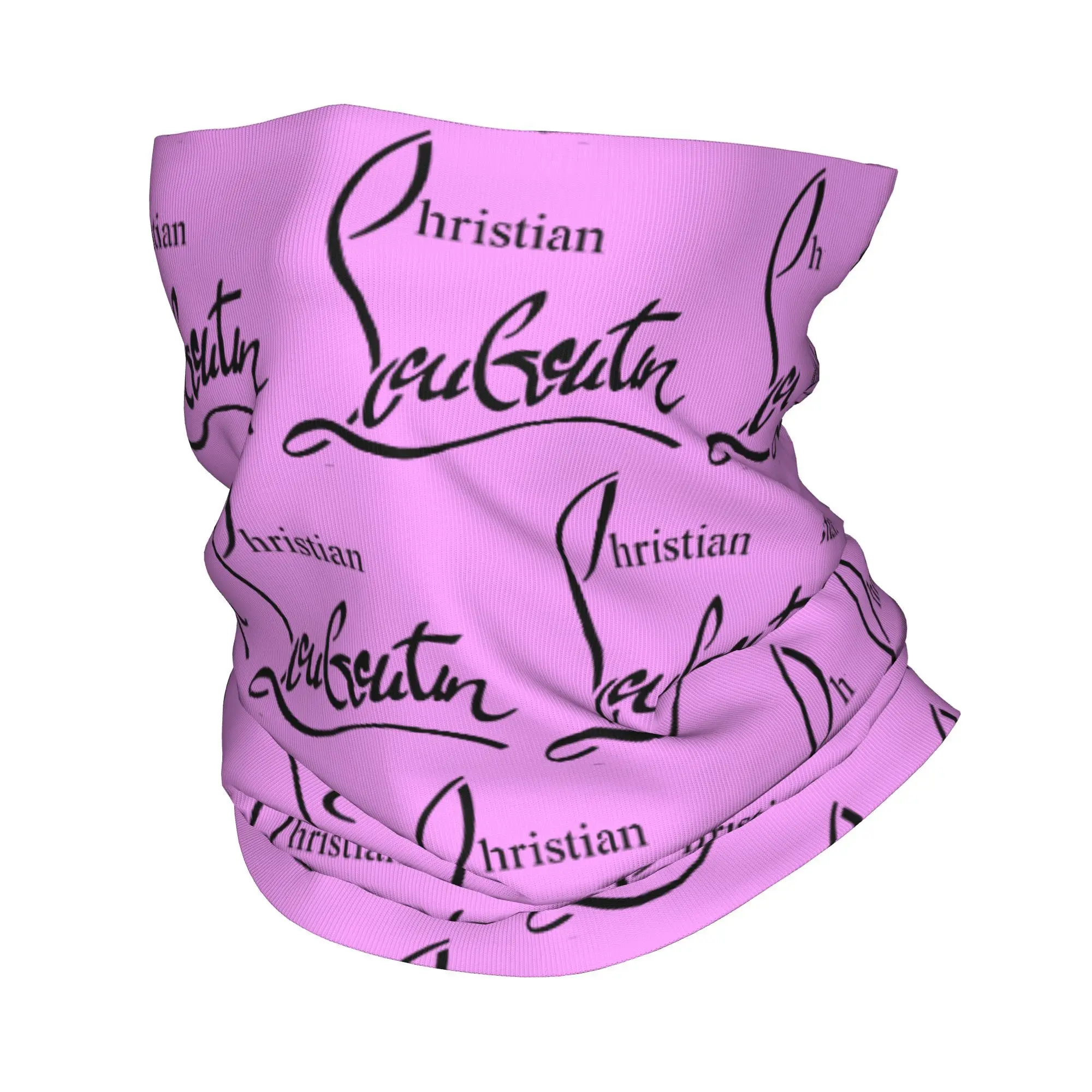 Christians на высоком каблуке Louboutins с логотипом бандана гетры принтом шарф теплая