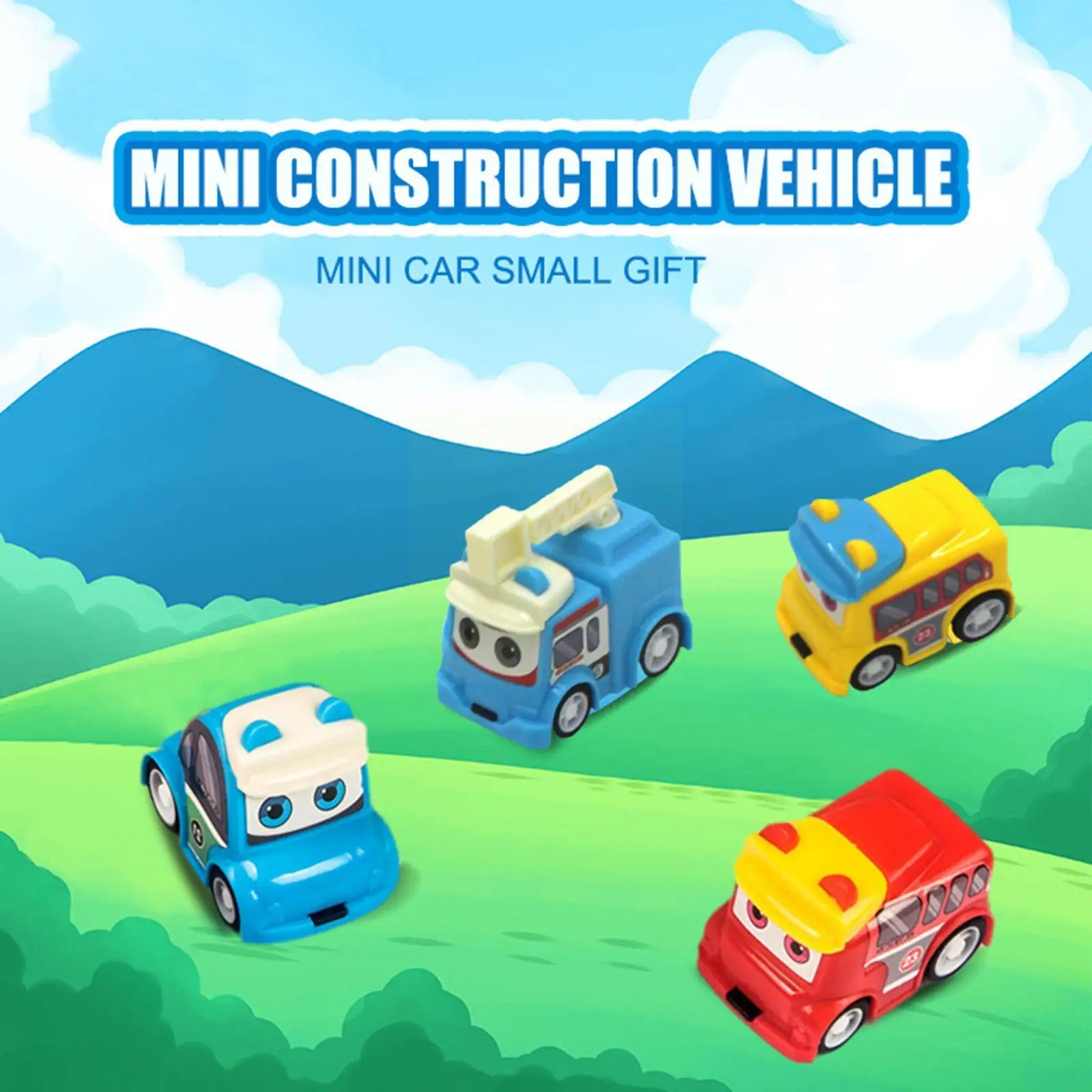 

1 шт., Детский конструктор «мини-машина»