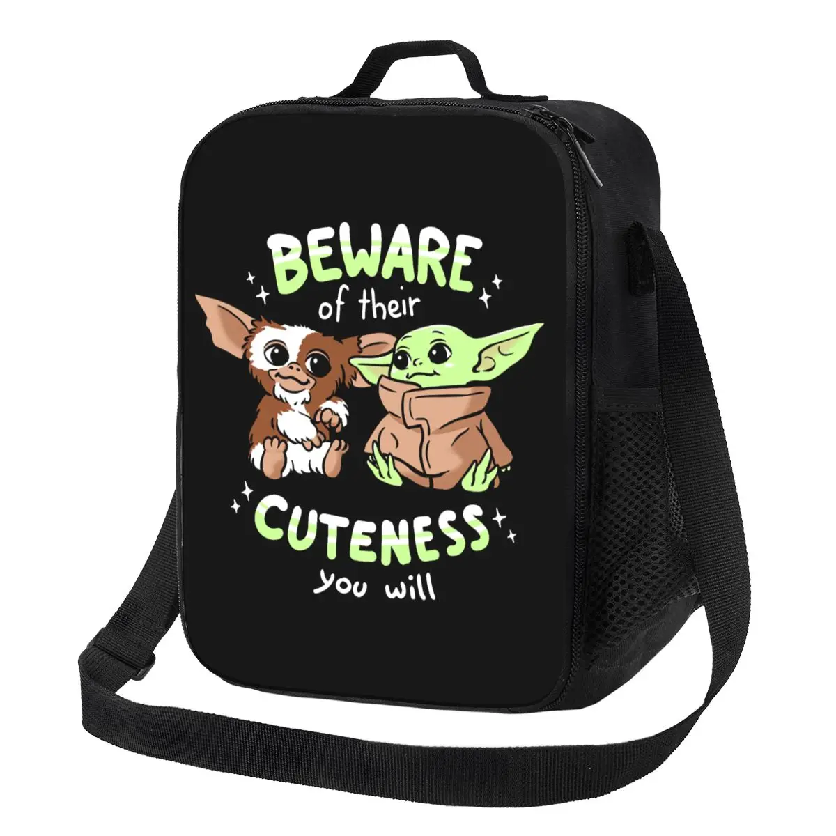 

Gremlins Gizmo Mogwai Insulated Lunch Tote Bag Sci Fi Monster Movie Resuable Thermal Cooler Food Lunch Box Kids School Children