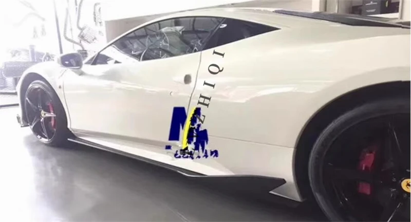 Для Ferrari 458 2011 г. без настоящего углеродного волокна боковая юбка комплект