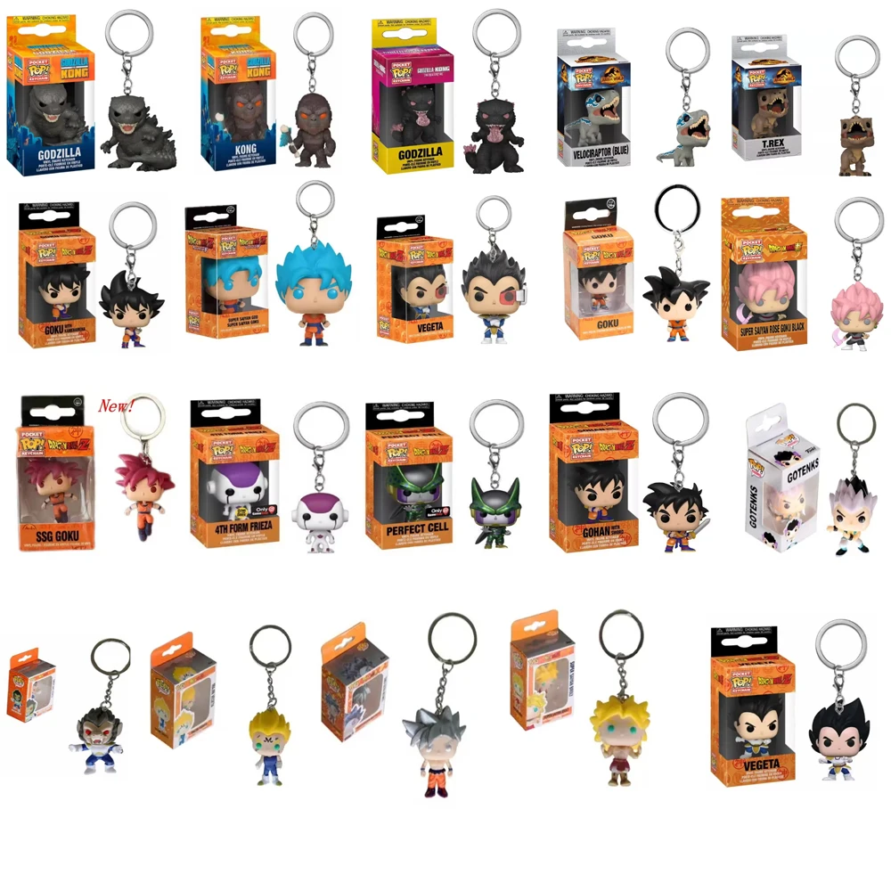 Брелок Funko pop GODZILLAKONG KONG T REX DRAGNBALLZ GOKU VEGETA SSG GOKU Toys Коллекция моделей игрушек для детей (art.: 3920cfcef8bd3) - 3920cfcef8bd3