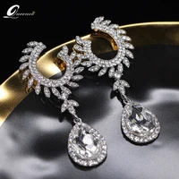 bridal dangling earrings for women imitation jewelry womens drop earring sieraden statement pendant earrings