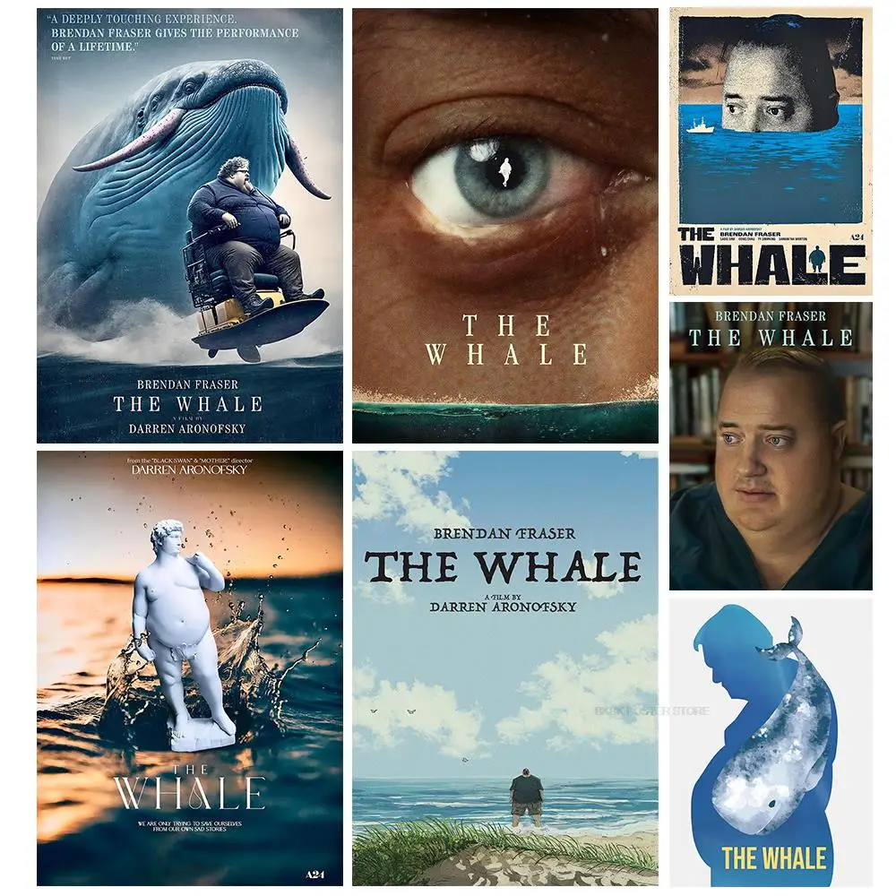 

Movie The Whale Poster Nostalgia Kraft Paper Classic Posters Art Picture Bar Cafe Living Room Dining Wall Decorative Home Decor