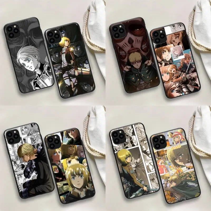 

Babaite Armin Arlert Attack on Titan Phone Case for iPhone 11 12 13 Mini Pro Max 8 7 6 6S Plus X 5 SE 2020 XR XS Funda Case