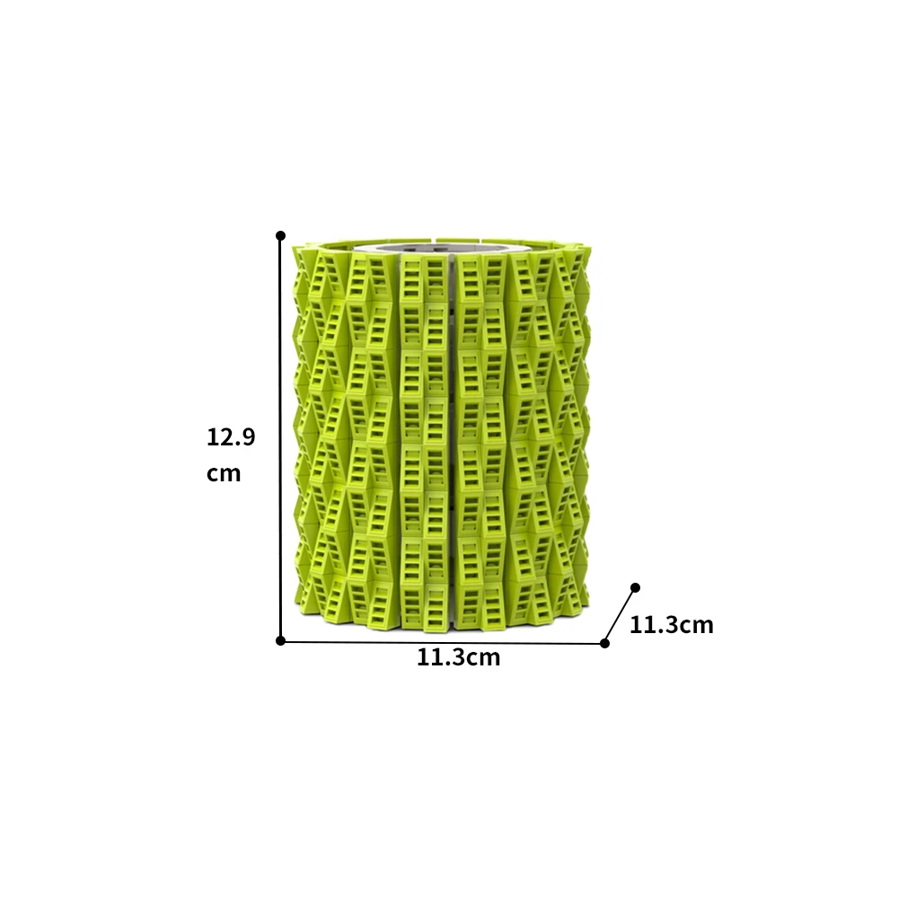 Маленькая и круглая зеленая ваза MOC строительные блоки идеи для игрушек модель
