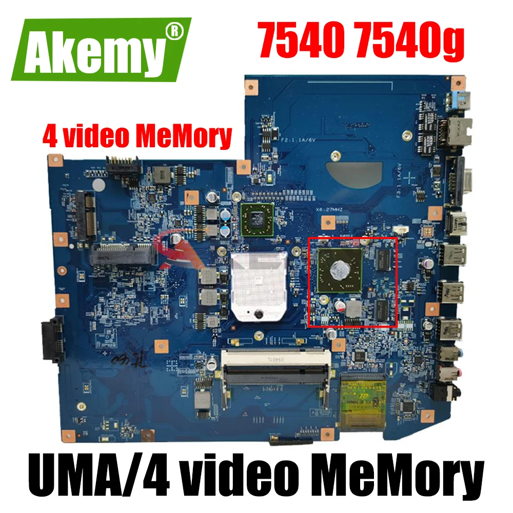

7540g motherboard MBPJD01001 motherboard for Acer aspire 7540 7540g Laptop motherboard mainboard
