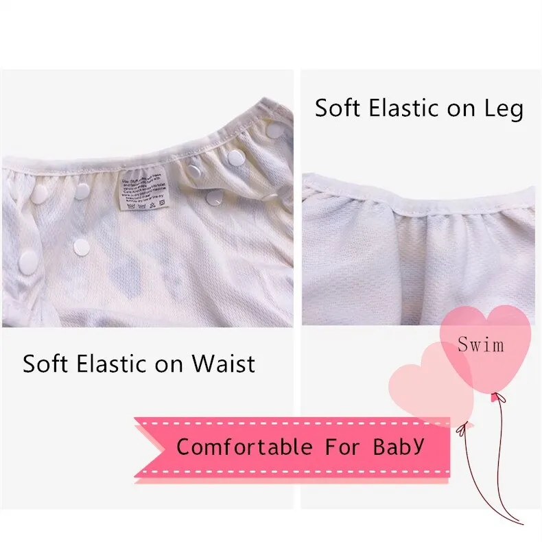 Детские подгузники для плавания унисекс многоразовые моющиеся регулируемый