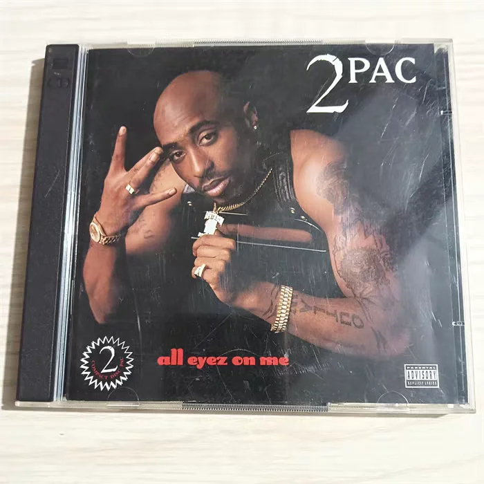 Фото Музыкальный CD-диск Рэп 2Pac Тупак Амару Шакур, альбом All Eyez on Me, 2 шт., музыкальная запись, для косплея, Walkman, автомобильные саундтреки, подарочная коробка, музыка для вечеринок №1