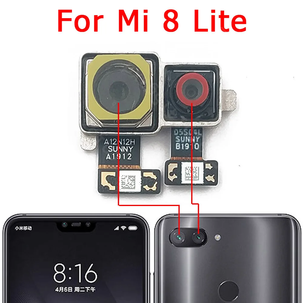 Задняя камера для Xiaomi Mi 9 SE 9T Pro 6 8 Lite Mi6 Mi8 Mi9 Модуль задней камеры задняя сторона