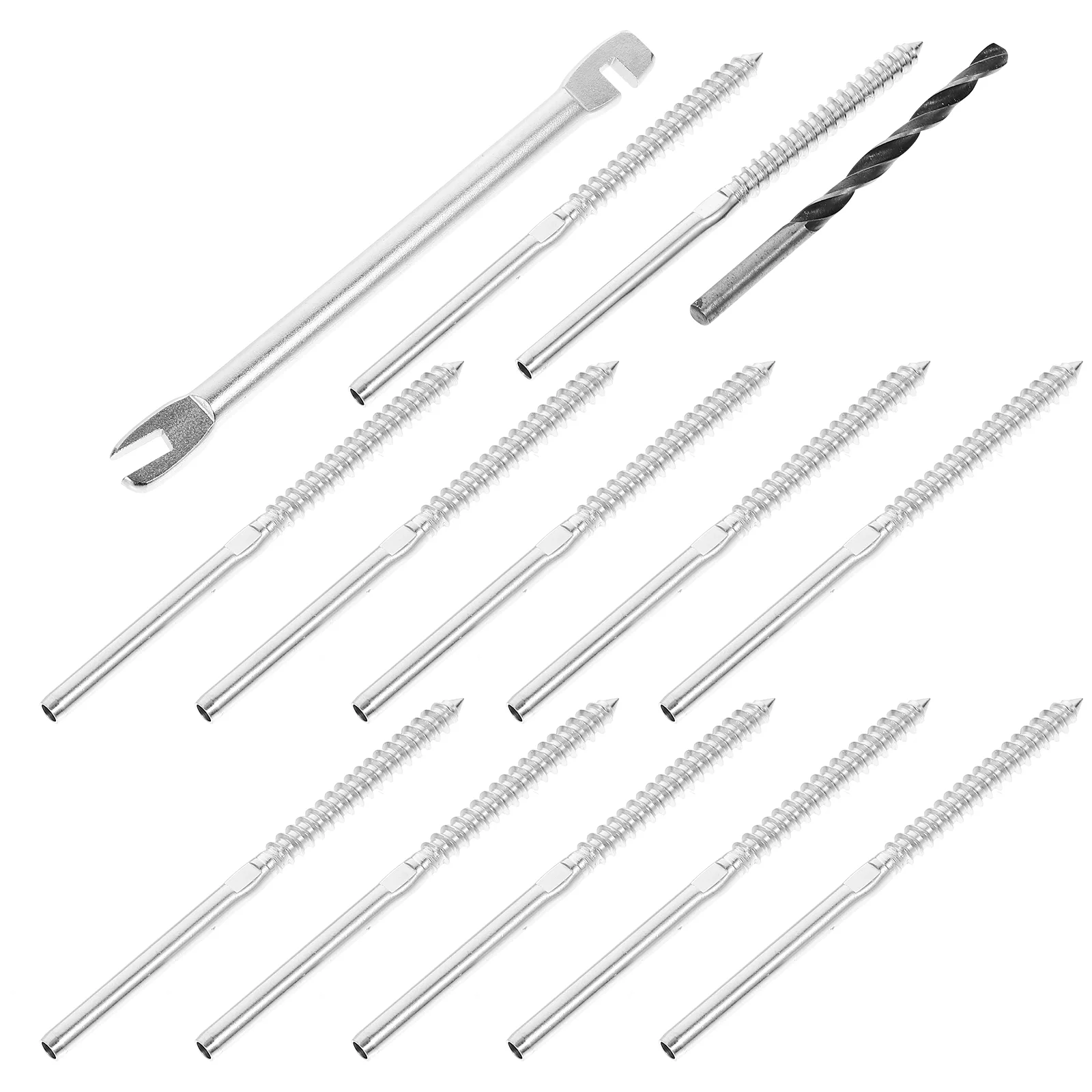 

Cable Railing Kit Swage Lag Screw 1/8 Inch Deck Railing Railing System