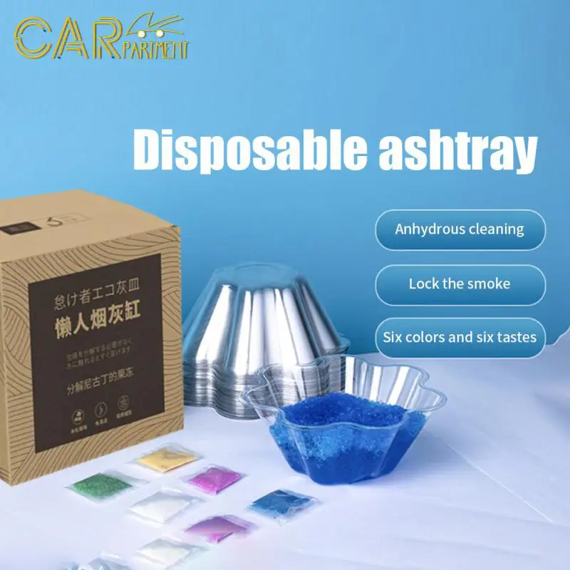 

Smoke Removal Sand Remove Smoke Smell Disposable Ashtray Portable Ash Soot Cleaner Household Anti-fly Ash Anti-fly Ash Creative