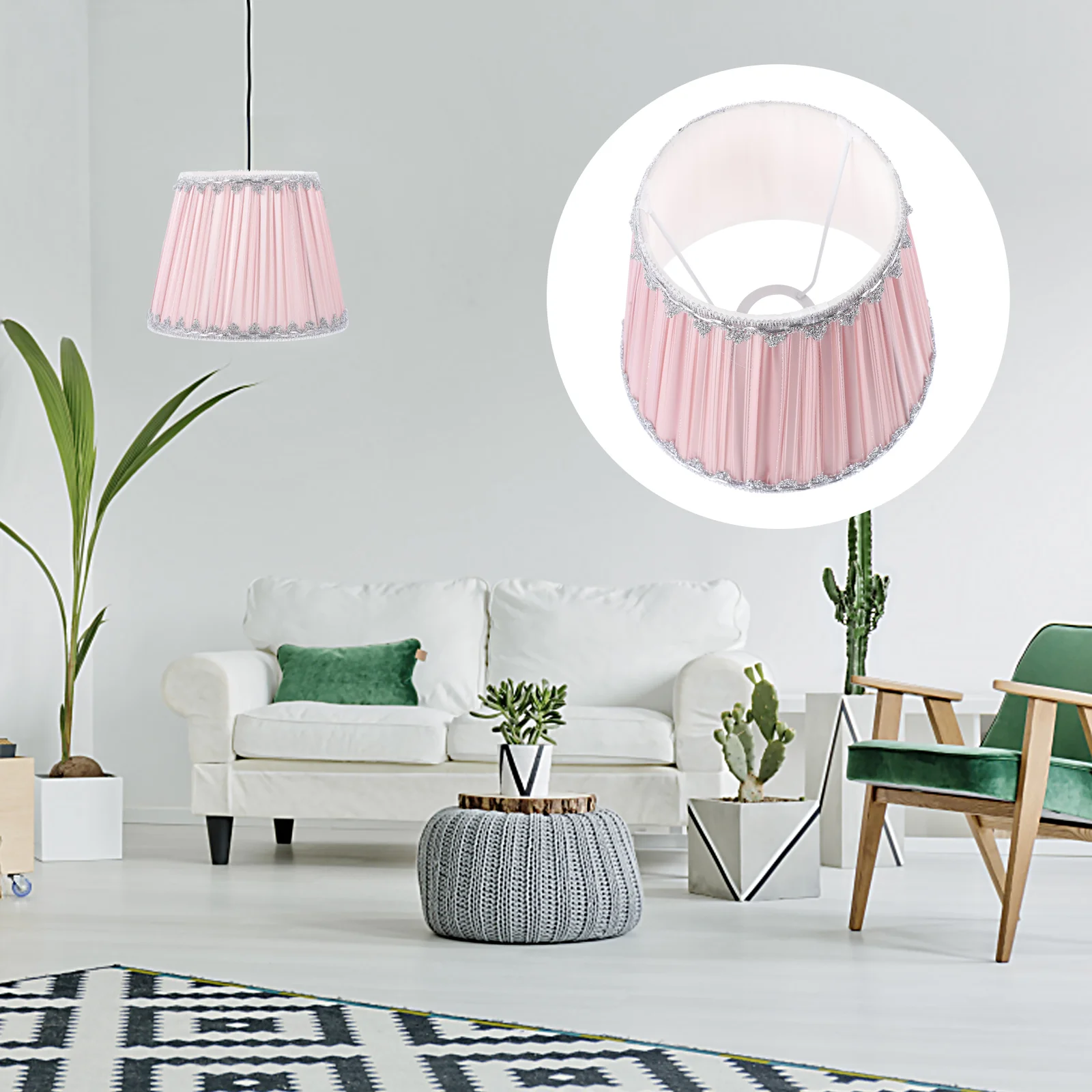 

1pc Bouffancy Chic Fashion Delicate Table Lamp Shade Lampshade Decor for Hotel Bedroom
