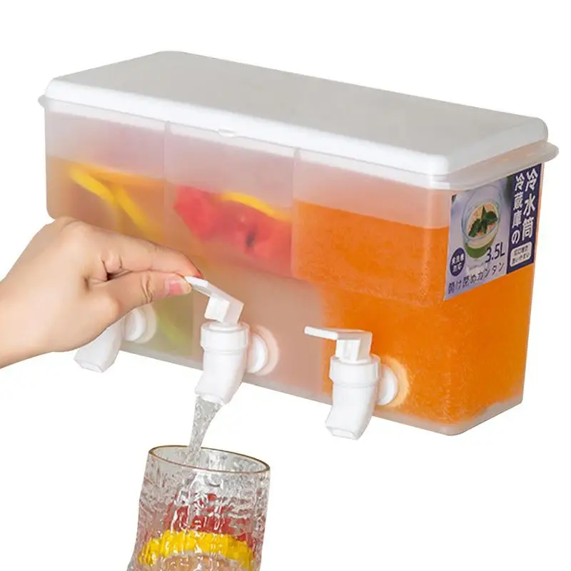 

Диспенсер для напитков, емкость для холодной воды 3,5 л, контейнер для лимонада, для холодильника, дозатор для напитков, ведро для воды