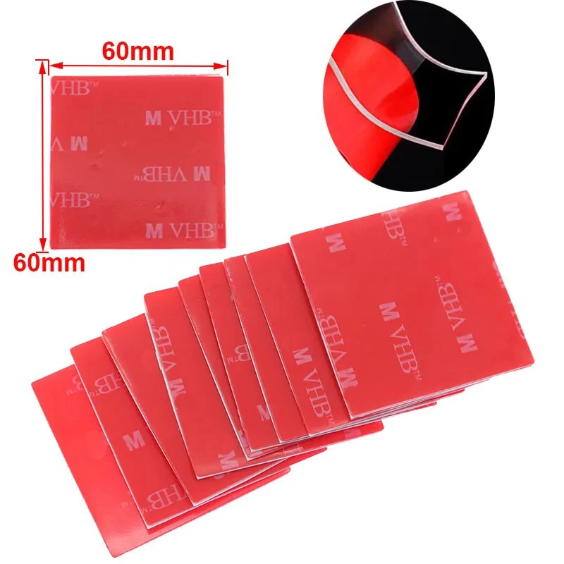 Прозрачный двухсторонний скотч 30/40/50/60мм