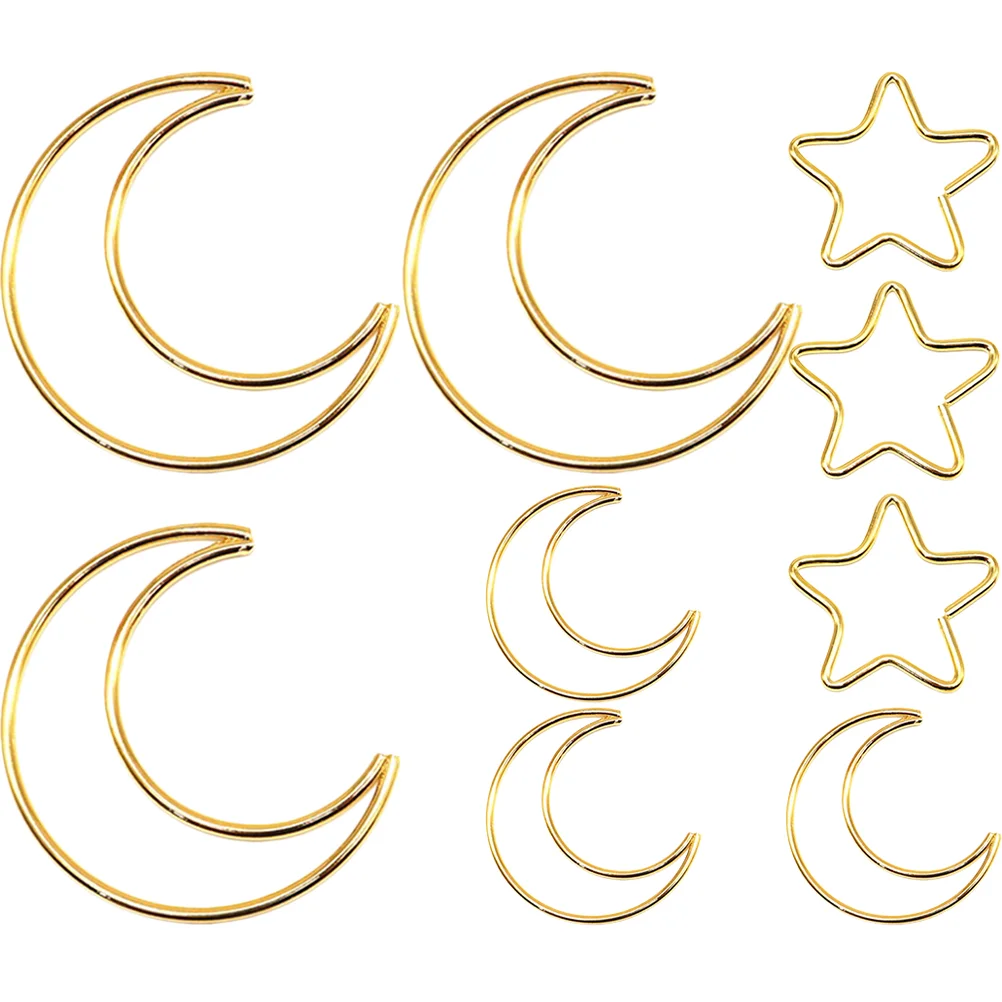 

Catcher Rings Dream Moon Macrame Ring Wreath Star Metal Hoops Form Shaped Dreamcatcher Christmas Circle Diy Accessory Making