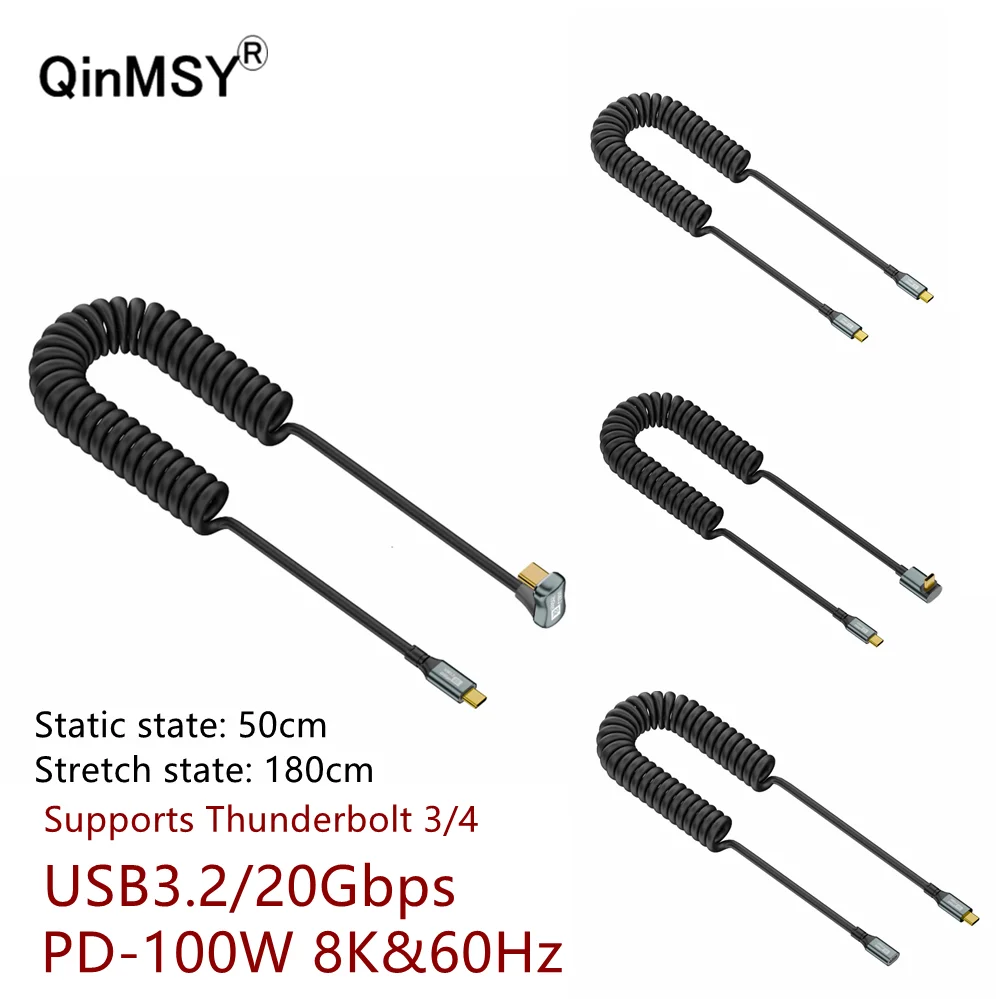 Кабель для быстрой зарядки и передачи данных USB 100 20 Гбит/с