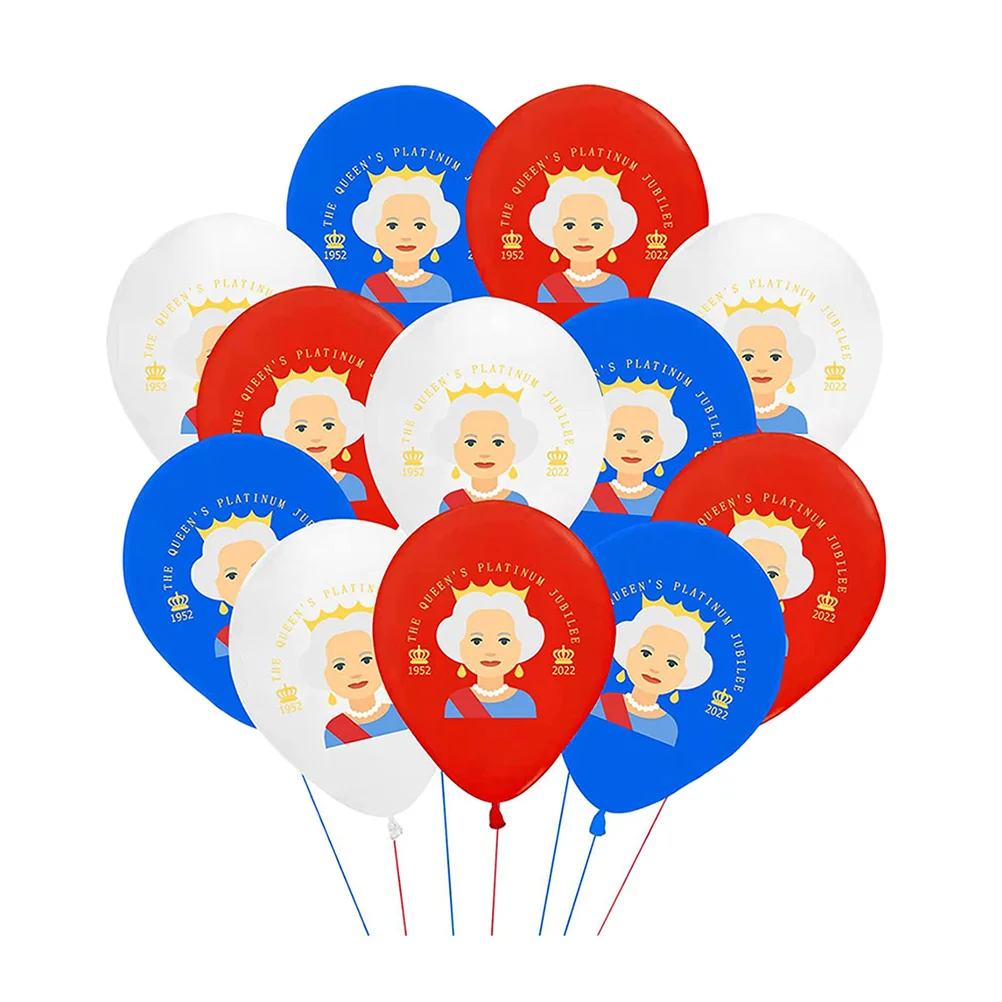 

Jubilee Balloons Uk Platinum Balloon Party British Elizabethlatex 70Th Favors Helium Souvenirs Decoration Anniversary