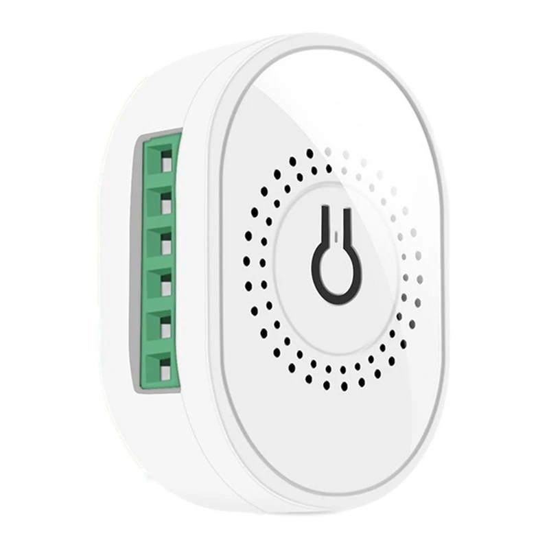Мини-умный переключатель Tuya с двойным управлением Zigbee 3 0 16A реле нулевым проводом