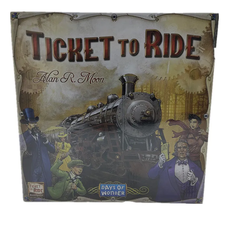 

Ticket To Ride Board Game 20th-century USA 2-5 Player Fun Adventure Train Card Strategy Game For Boys Kids Adults Family Party