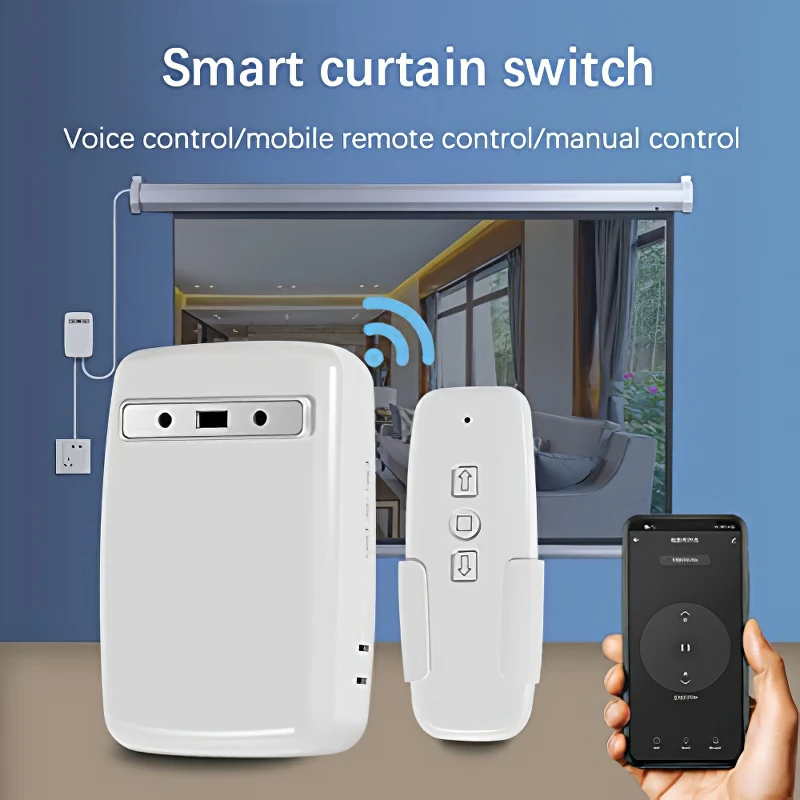 

Tuya Smart Life WiFi Cinema Projector Screen Switch Electric Curtain Switch Controller Siri Voice Works With Alexa Google Home