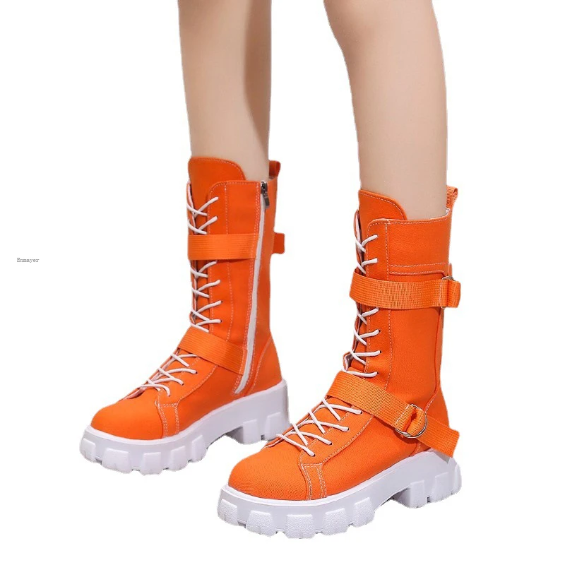 

Женские ботильоны из лакированной кожи ENMAYLA, красные, черные или Синие ботильоны, большие размеры, зима-осень 2023