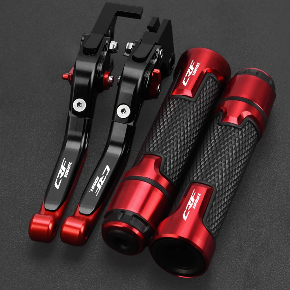 

Motorcycle Adjustable Brake Clutch Lever Handle Hand Grips End FOR HONDA CRF1000L CRF 1000L AFRICA TWIN 2015-2019 2018 2017 2016