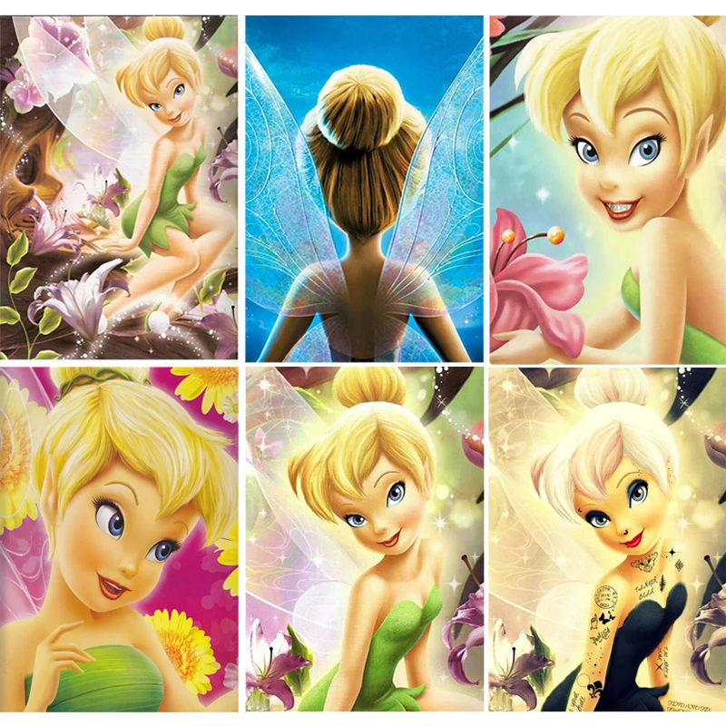 

Disney Canvas Painting Cartoon Butterfly Princess Posters And Prints Wall Art For Living Room Home Decoration