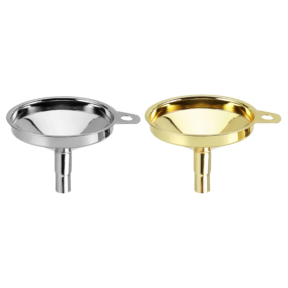 

Glass Bottle Reusable Funnel Household Small Stainless Steel Flask Canning Wide Regular Jars Convenient Strainer