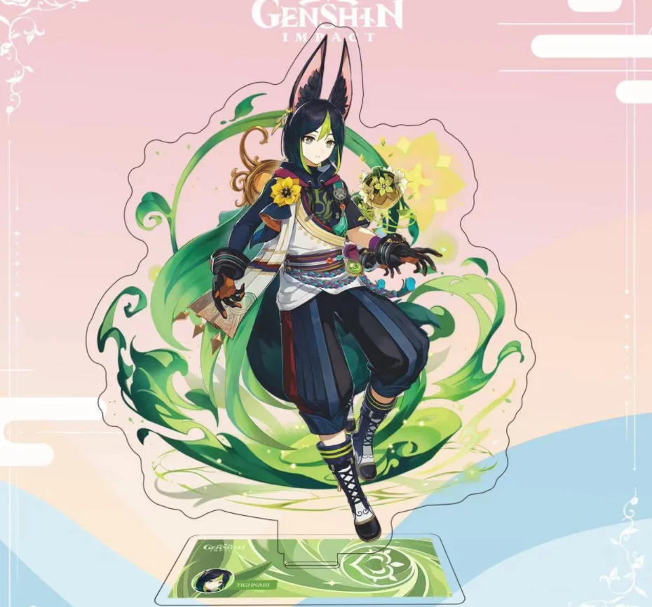 Аниме Genshin Impact toughnari Yelan Venti фигурка на акриловой подставке дисплей Модель