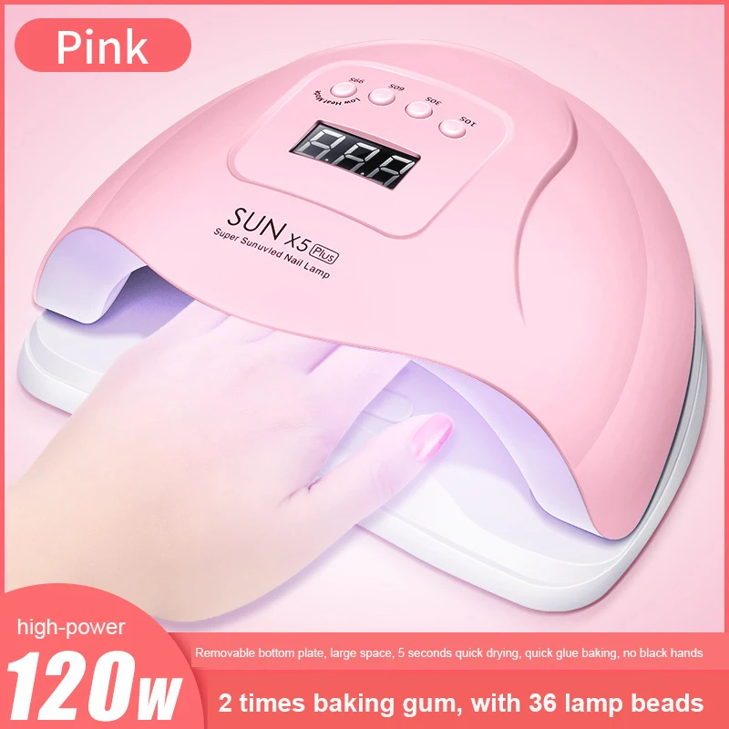 

High Power Nail Dryer LED Manicure SUN X5 Plus Nail Lamp Gel Varnish Nail With Motion Sensing Professional Lamp For Manicure